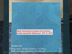 Siyah Birbiriyle Bağlantılı Avrupa ve Amerika kalite standartları su geçirmez -20 ° F 120 ° F