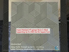 Çarpışmaya dayanıklı PP garaj zeminleri Siyah