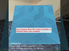 Kolay Temizlenme 18mm Kaburga Yüzeyi Dayanıklılık UV Direnci Birçok renk mevcut