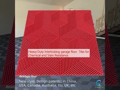 Ağır Görevli Bağlantılı Garaj Zemini Kimyasal ve leke Direnci için Plakeler