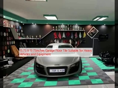 15.75 X 15.75 inç garaj zemin tepe ağır araçlar ve ekipman için uygundur