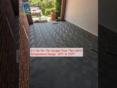 0.5 Lbs Per Tile Garaj Zemin Plakaları sıcaklık aralığı içinde -20 ° F 120 ° F