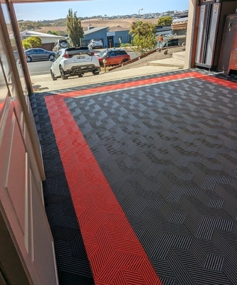 Modern Endüstriler için mat yüzeyli çizik geçirmez Koyu Gri Grage zemin karoları