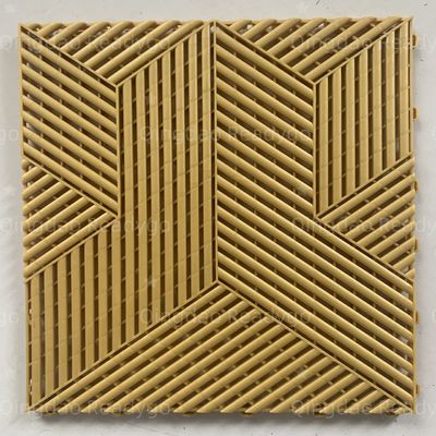 Kolay bakımlı ve uzun ömürlü, kaymaz 3D dokusu olan PP garaj zemin kazı