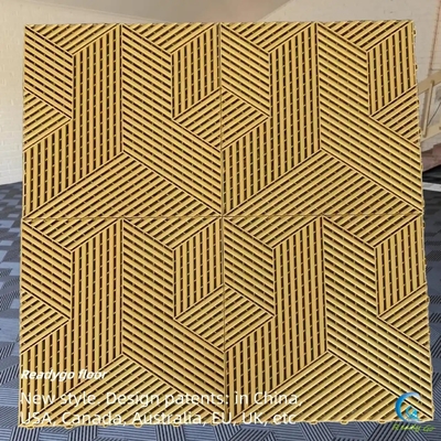 Dışarısı Bağlantılı Garaj Halı Taşları 40x40 sert plastik garaj taşları