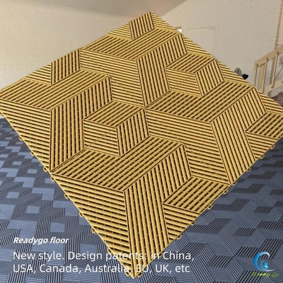 40x40cm Bağlantılı Dükkan Yer Yatakları Kayma Karşıtı Plastik Garaj Yer Yatakları