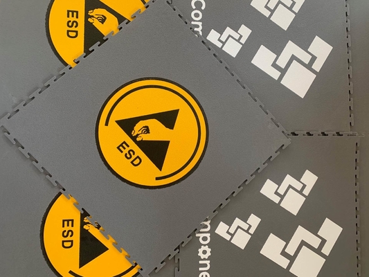 ESD Bağlantılı PVC Garaj Zemini 10 Ohm ESD Zemin Kelepçeleri
