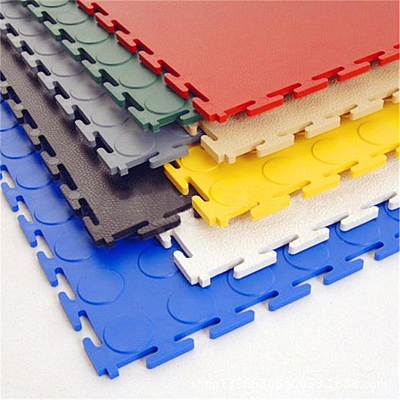 Renkli 6.5mm Garaj Plakası Garaj için PVC Bağlantılı Yer Plakası